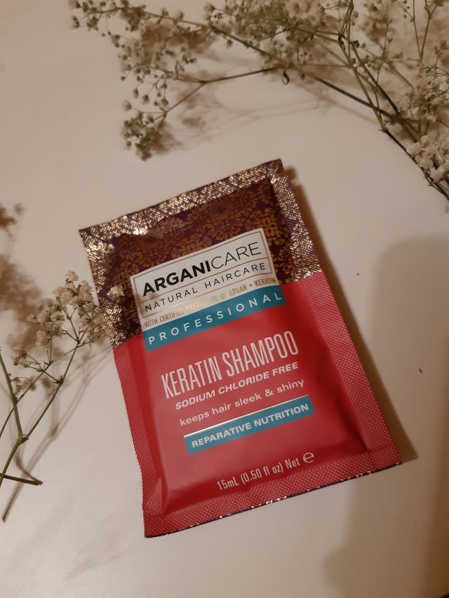 Arganicare Keratin shampoo , szampon z keratyna 