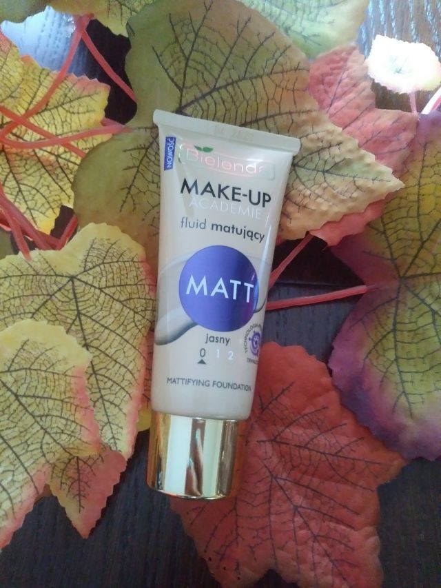 Bielenda Make-Up Academie, Fluid matujący, Matt, nr 0 jasny