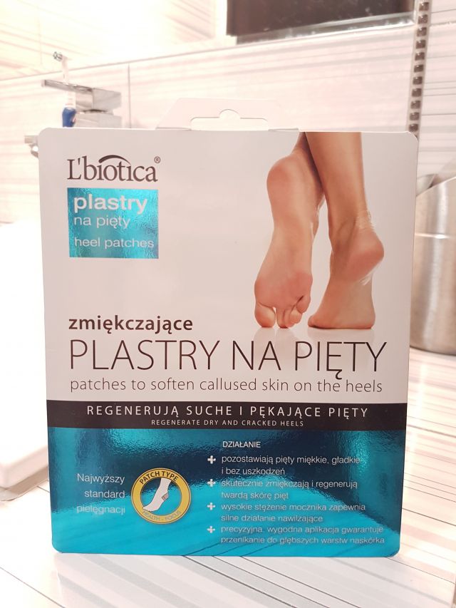 L'biotica Plastry na pięty, Zmiękczające, Regenerują suche i pękające pięty