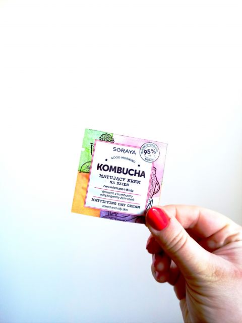Soraya Kombucha, Krem do twarzy, Matujący, Na dzień, Cera mieszana i tłusta