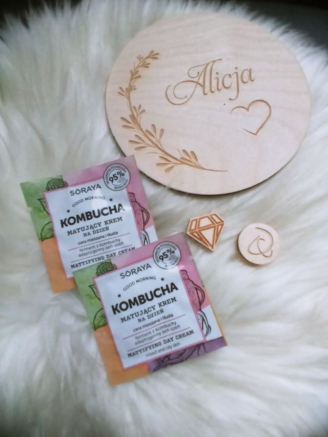 Soraya Kombucha, Krem do twarzy, Matujący, Na dzień, Cera mieszana i tłusta