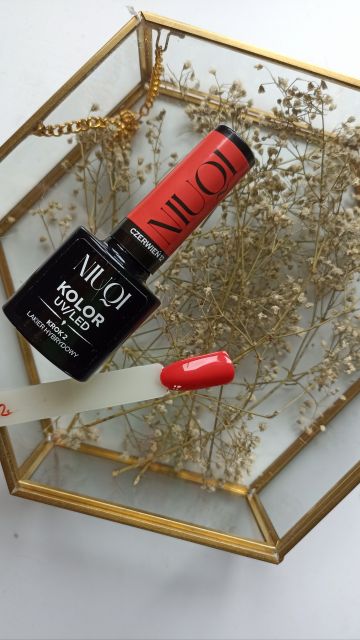 NIUQI Lakier hybrydowy, Czerwień 12