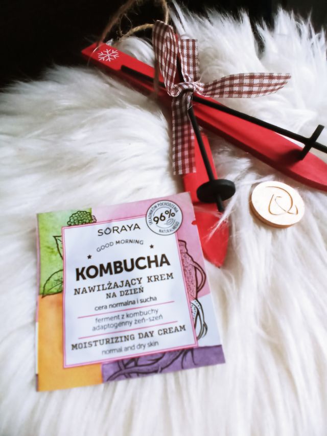 Soraya Kombucha, Krem do twarzy, Nawilżający, Na dzień, Cera normalna i sucha