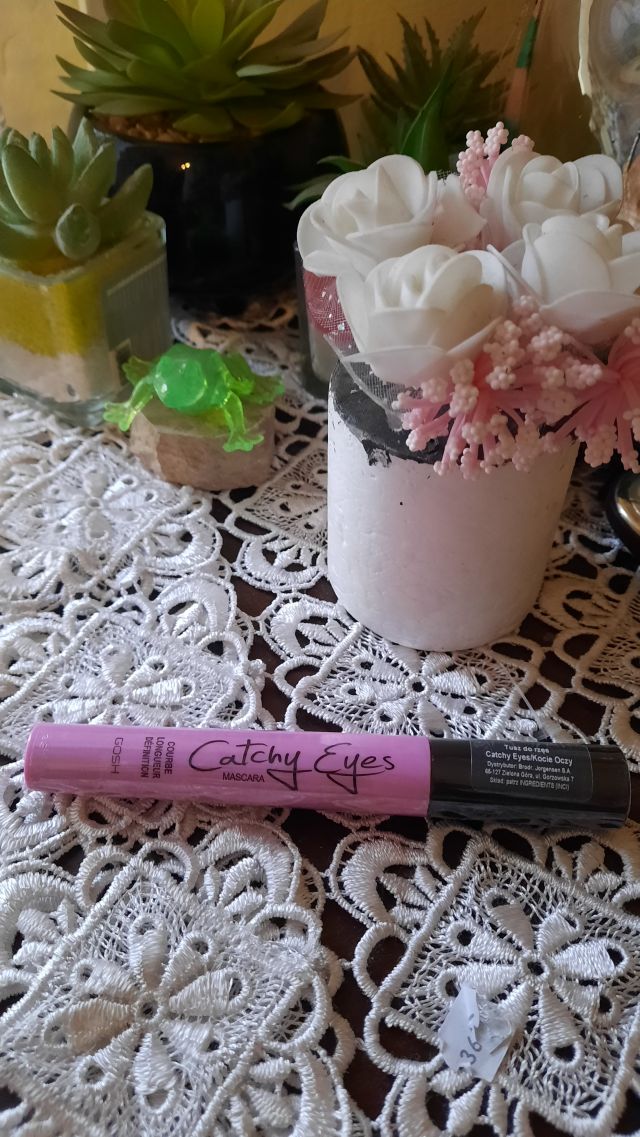 Gosh Catchy Eyes, Curve & Length, Tusz do rzęs, Black