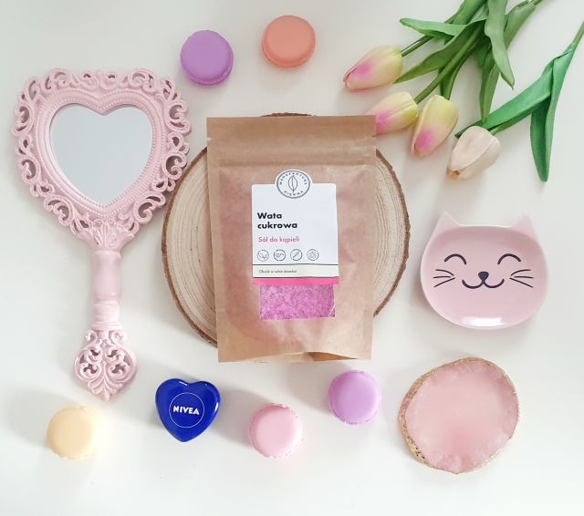 Marba Cosmetics Manufaktura Piękna, Sól do kąpieli, Wata Cukrowa