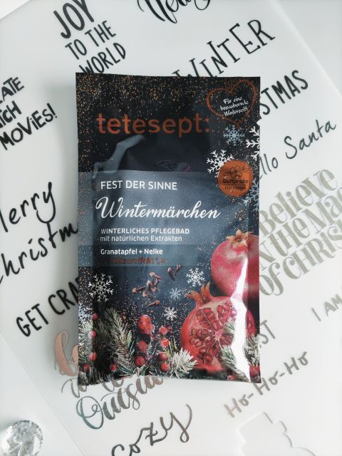 Tetesept Sól do kąpieli, Wintermarchen, Granat, goździki