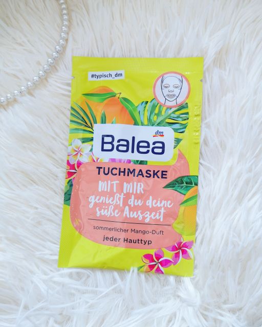 Balea Maseczka do twarzy w płacie, Tuchmaske, Mango-Duft