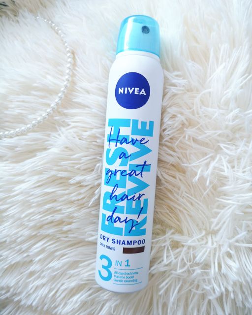 Nivea Fresh Revive, Suchy szampon do włosów, Dla brunetek, Dark Tones