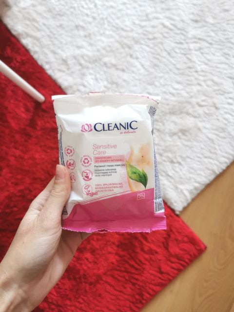 Cleanic Chusteczki do higieny intymnej, Sensitive Care