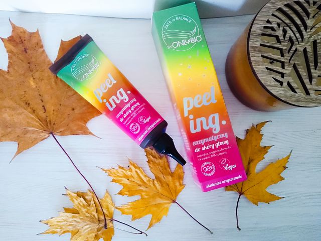 OnlyBio Hair Balance, Peeling enzymatyczny do skóry głowy, Kwasy AHA i papaina