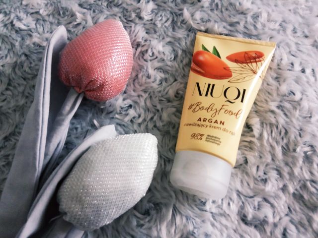 NIUQI #Bodyfood, Krem do rąk, Nawilżający, Argan 