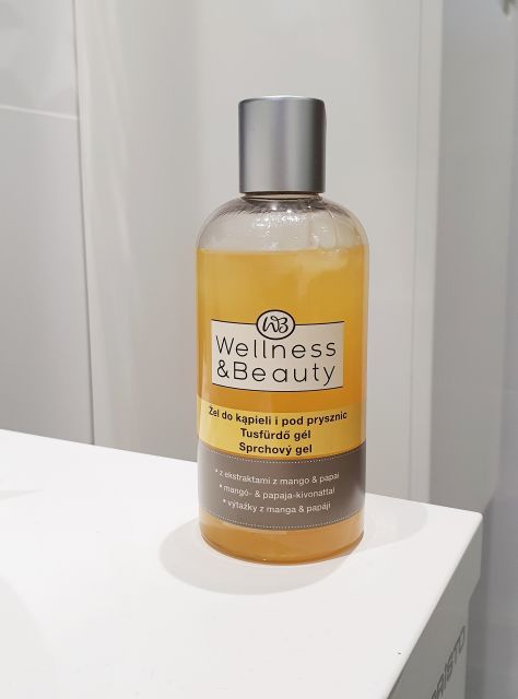 Wellness & Beauty Żel do kąpieli i pod prysznic, Mango i papaja
