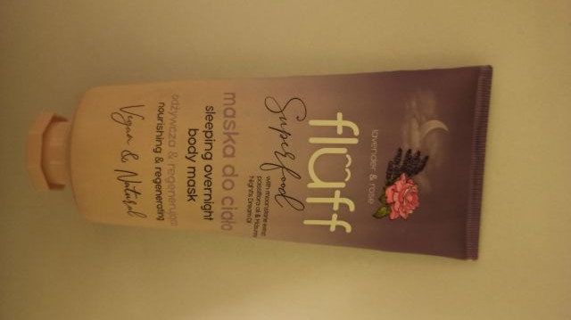 Fluff Superfood, Maska do ciała, Lavender & Rose