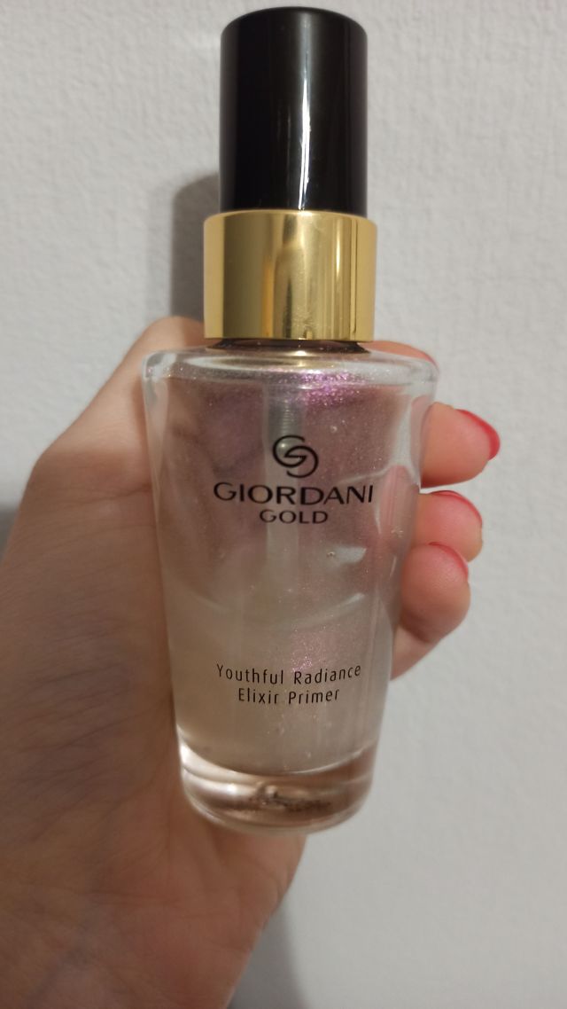 Oriflame Giordani Gold, Youthful Radiance Elixir Primer, Baza pod makijaż, Rozświetlająca