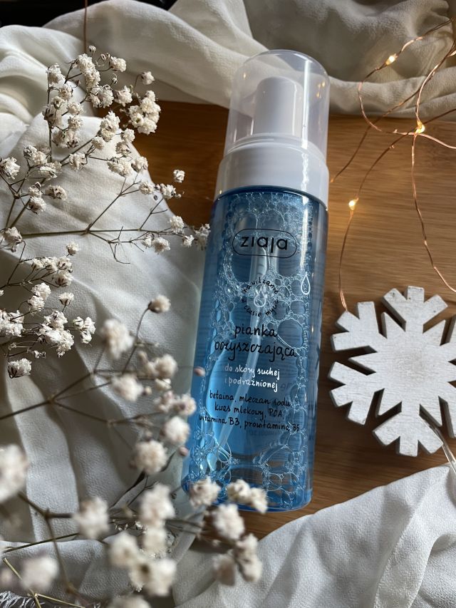 Ziaja Pianka do mycia twarzy, Oczyszczająca, Do skóry suchej i podrażnionej