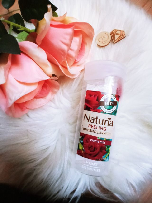 Joanna Naturia, Peeling myjący, Drobnoziarnisty, Czarna róża