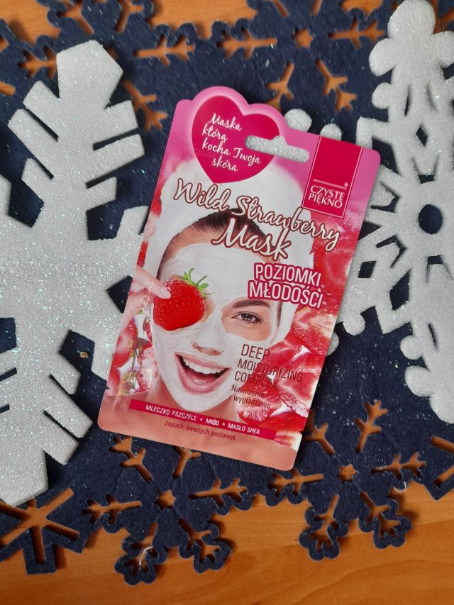 Estetica Czyste Piękno, Maseczka do twarzy, Nawilżająco-wygładzająca, Jogurtowo-poziomkowa 