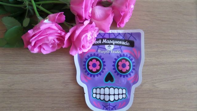 Dr. Mola Maska do twarzy w płacie, Sweet Masquerade, Purple Fruits, Nawadniająco-rewitalizująca