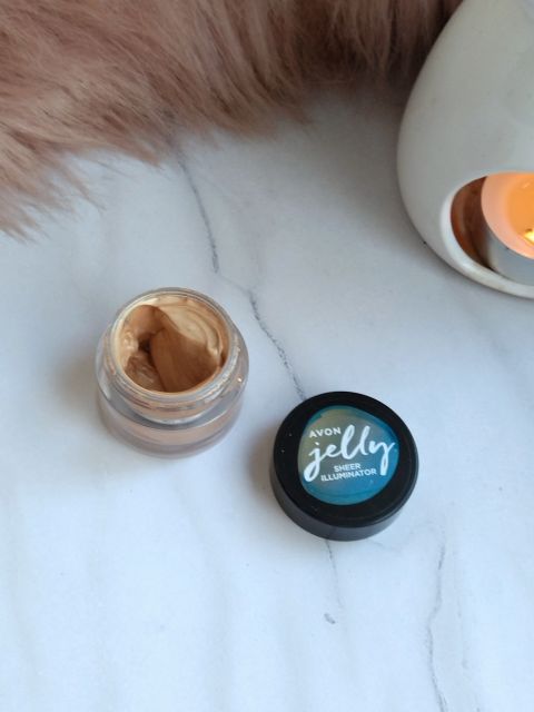 Avon Jelly, Sheer Illuminator, Rozświetlacz do twarzy i ciała, Żelowy, Opal Glow