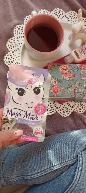 Eveline Magic Mask, Maska w płacie, Oczyszczająca, Cute Unicorn