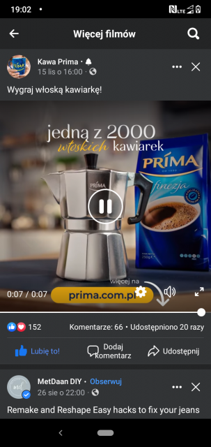 Paragon z zakupu kawy Prima poszukiwany
