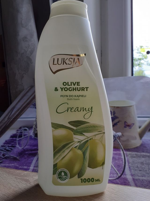 Luksja Creamy, Płyn do kąpieli, Olive & yoghurt