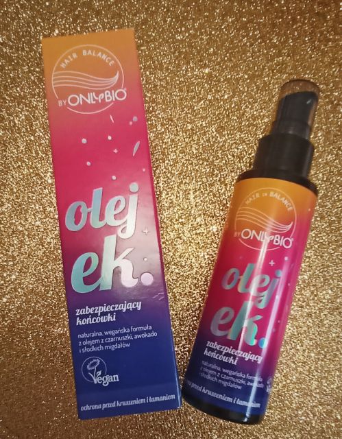 OnlyBio Hair Balance, Olejek zabezpieczający końcówki włosów
