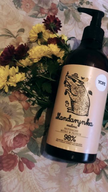 YOPE Mydło w płynie, Mandarynka i malina