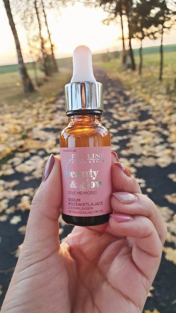 Eveline Beauty&Glow, Serum do twarzy, Rozświetlające, Z kompleksem wygładzającym 7%, Give Me More!