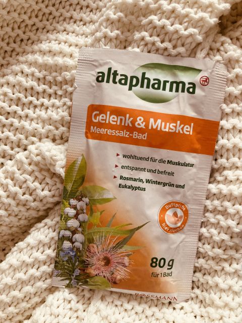 Altapharma Sól do kąpieli, Morska, Relaksująca, Gelenk & Muskel
