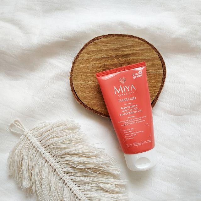 Miya Cosmetics HAND.lab, Serum do pielęgnacji dłoni, Regenerujące, Z prebiotykami 2%