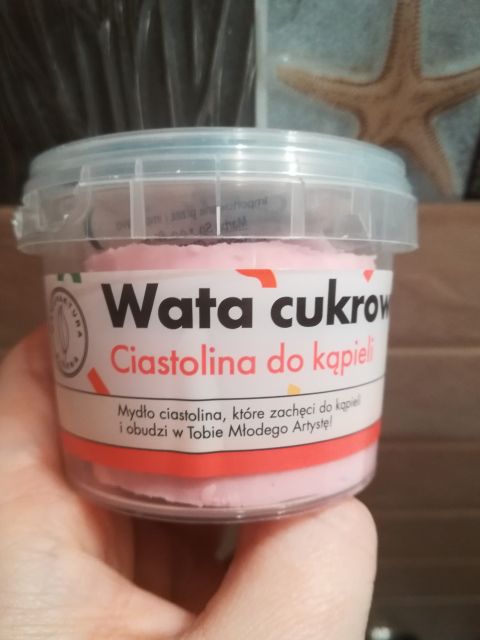 Marba Cosmetics Manufaktura Piękna, Ciastolina do kąpieli, Wata cukrowa 