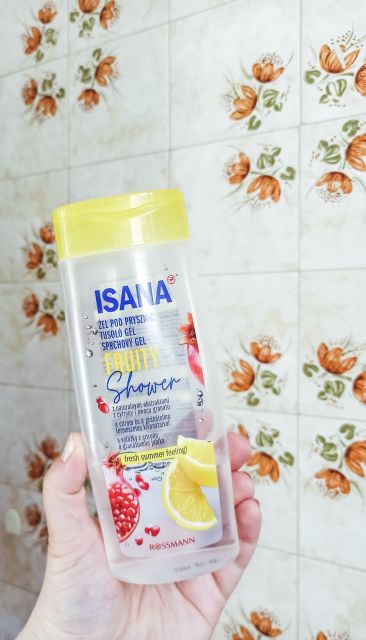 Isana Żel pod prysznic, cytryna i granat 