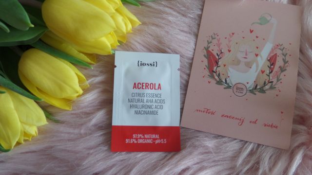 Iossi Acerola, Cytrusowa esencja, Naturalne kwasy AHA, Kwas hialuronowy, Niacynamid