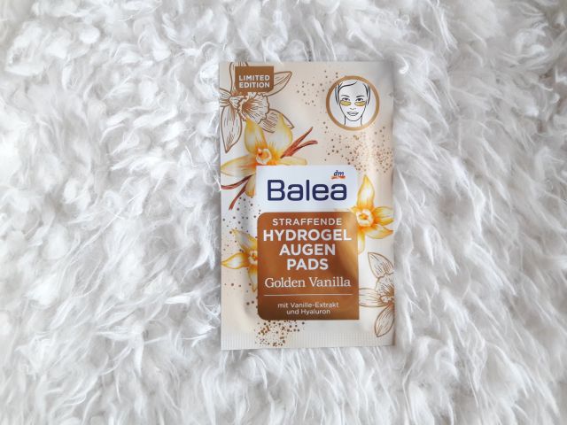 Balea Hydrożelowe płatki pod oczy, Golden Vanilla