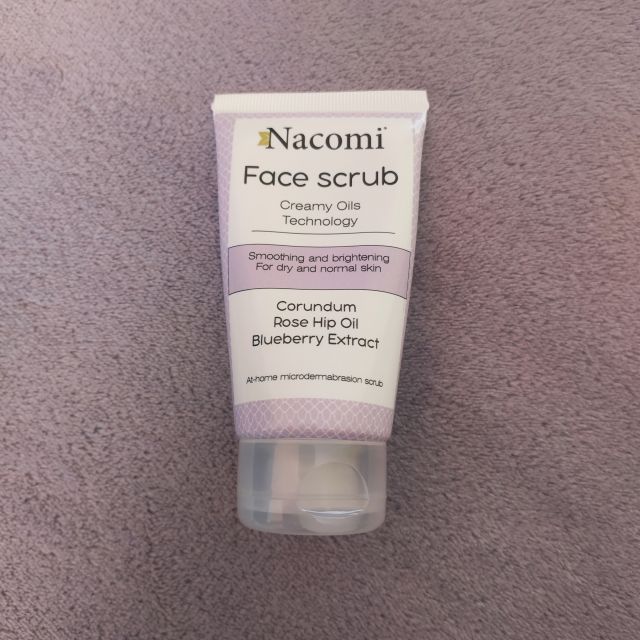 Nacomi Peeling do twarzy, Face Scrub, Creamy Oils Technology, Blueberry