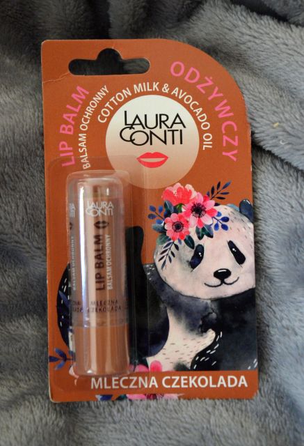 Laura Conti Pomadka ochronna do ust, Mleczna czekolada