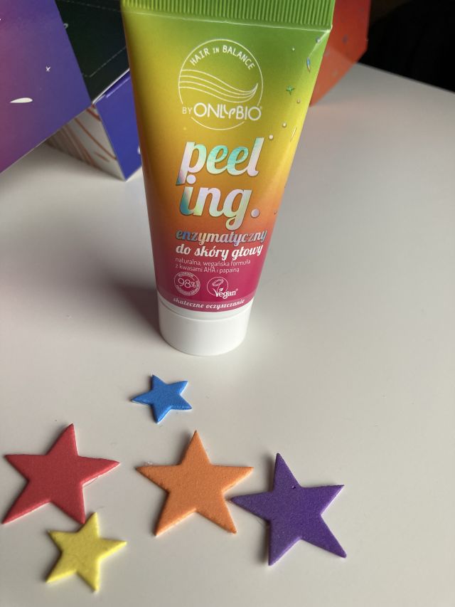 OnlyBio Hair Balance, Peeling enzymatyczny do skóry głowy, Kwasy AHA i papaina