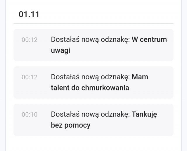 Odznaki DC lista