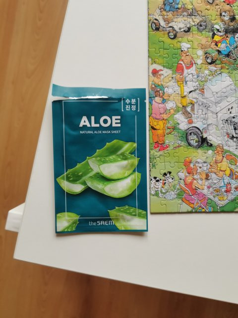 The Saem Maska do twarzy w płacie, Aloe
