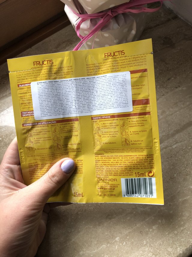Garnier Wonder Mask dwuetapowa maska do włosów 