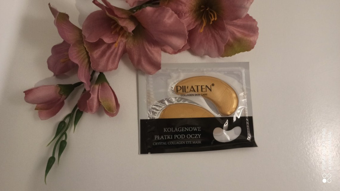 Pilaten Płatki pod oczy z kolagenem, Crystal Collagen Eye Mask