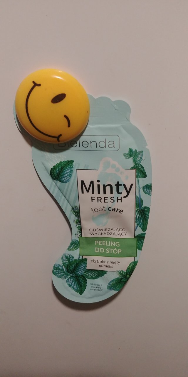 Bielenda Minty Fresh Foot Care, Peeling do stóp, Odświeżająco-Wygładzający, Ekstrakt z mięty pumeks
