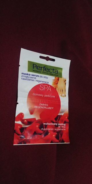 Perfecta , Spa domowy pedicure, zabieg regenerujacy