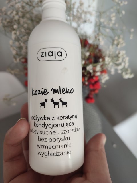 Ziaja Kozie Mleko, Odżywka do włosów, Kondycjonująca, Z keratyną, Włosy suche, szorstkie, bez połysku, Wzmacnianie, Wygładzanie