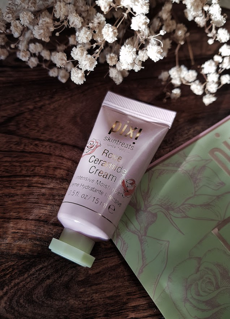 Pixi, Skintreats, Rose Ceramide Cream, Krem do twarzy, Intensywnie nawilżający