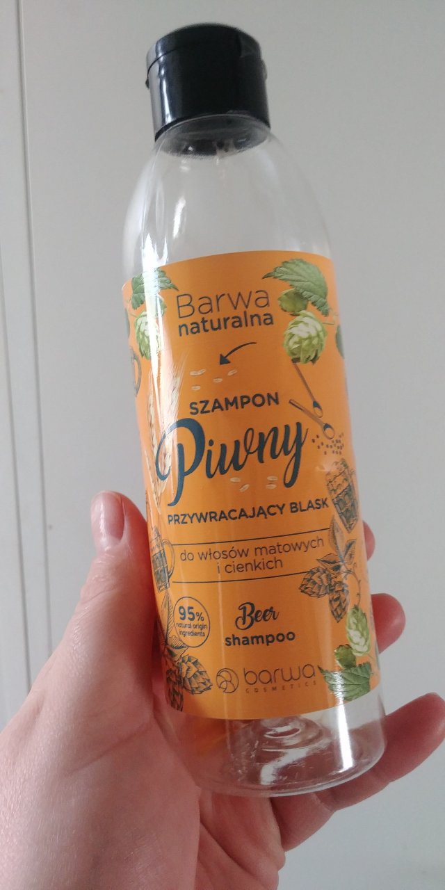 Barwa Szampon do włosów, Piwny, Do włosów matowych i cienkich