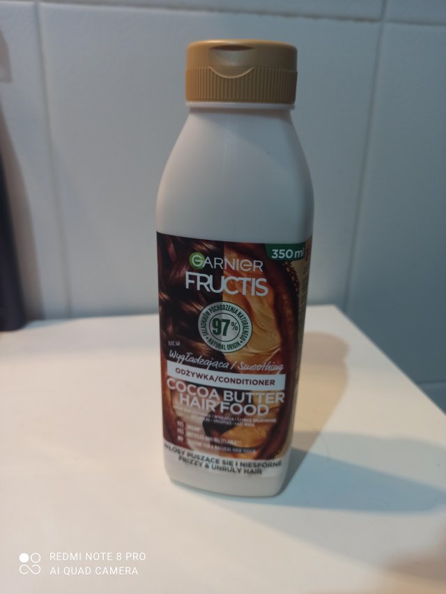 Garnier Fructis, Cocoa Butter, Odżywka do włosów, Wygładzająca