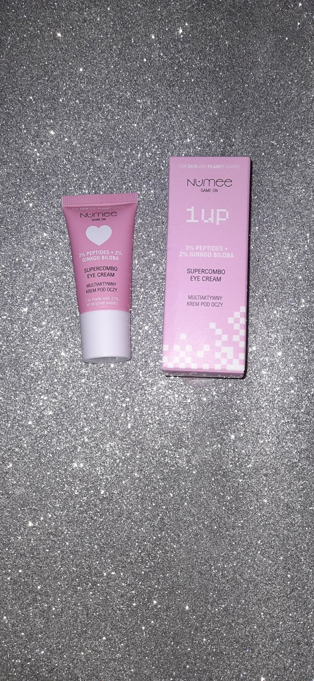 Numee Krem pod oczy, Multiaktywny, 3% PEPTIDES + 2% GINGKO BILOBA