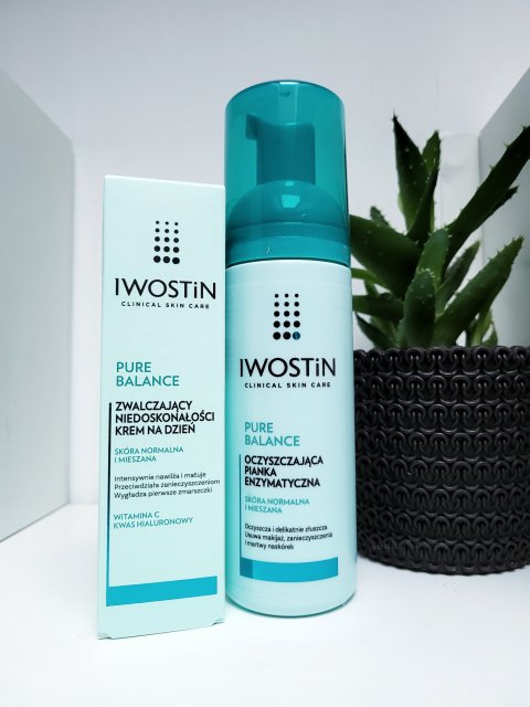 Iwostin Pure Balance pianka i krem na dzień 
